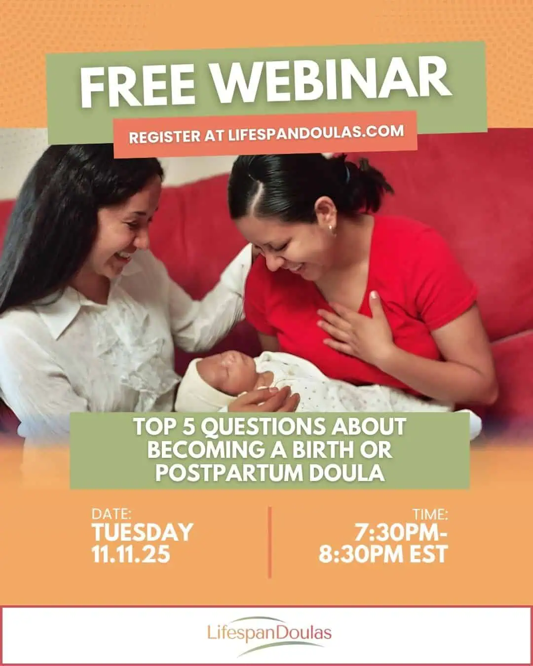 Become a Birth or Postpartum Doula