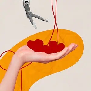 Trend,Composite,Sketch,Template,Photo,Collage,Of,Blood,Donor,Heart